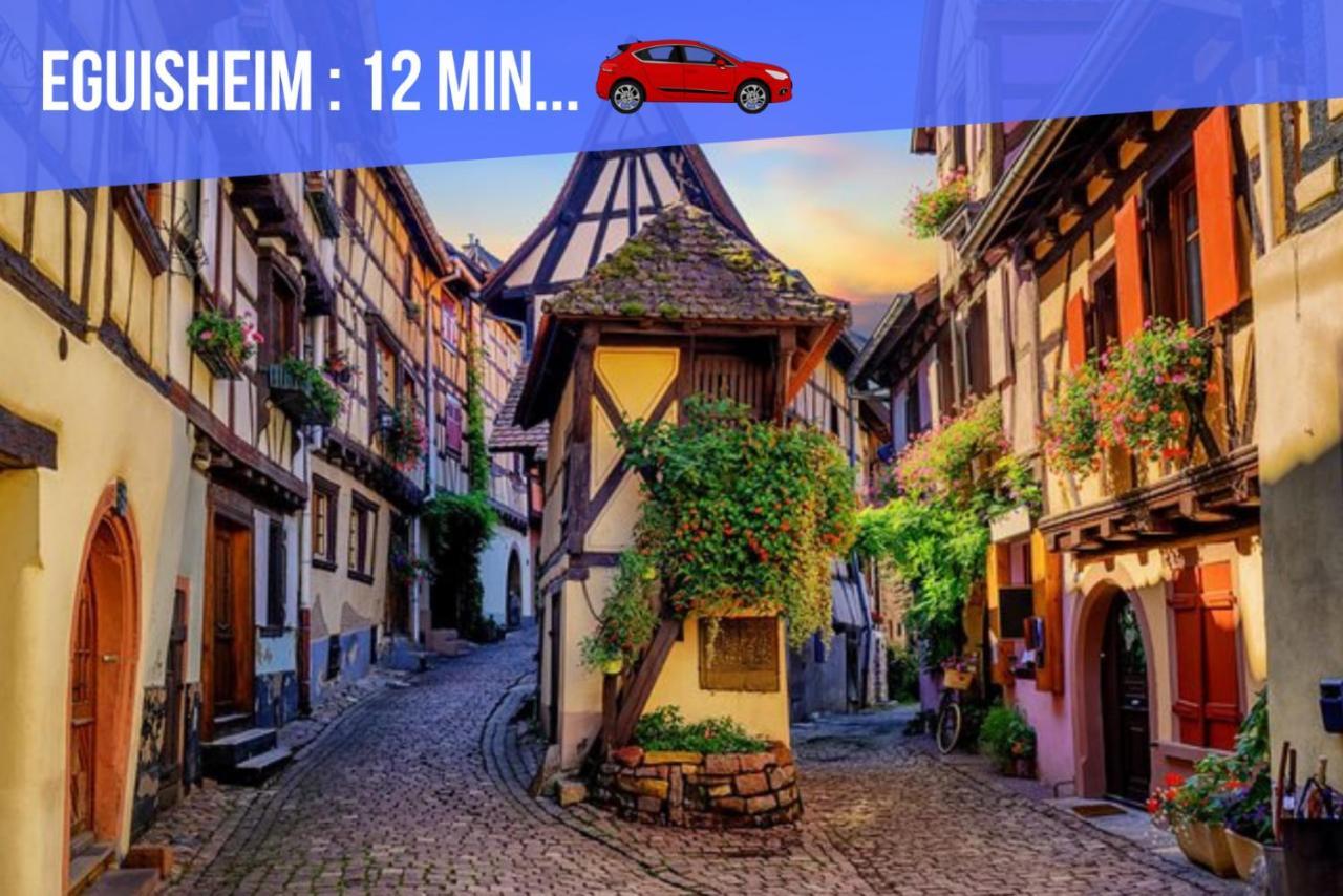 Appartement Le Blue St Léon : 2 pièces COZY Lit King Size WIFI à Colmar Extérieur photo